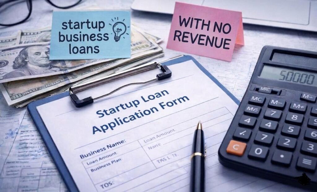 startup business loans with no revenue