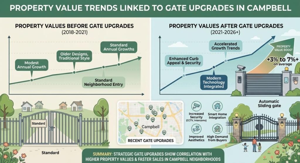 Property Value Trends Linked To Gate Upgrades in Campbell
