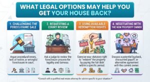 How to Get Your House Back After Foreclosure Sale