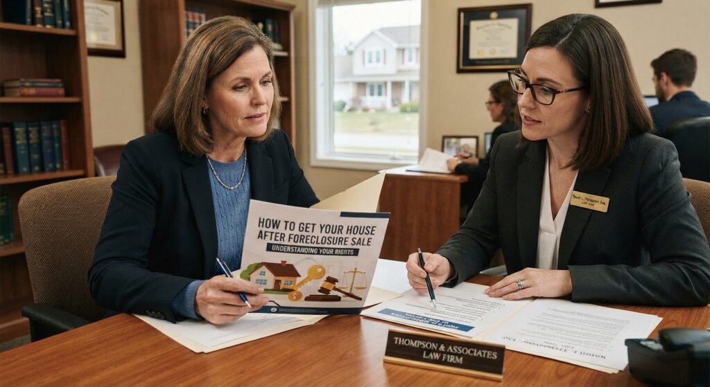 How to Get Your House Back After Foreclosure Sale