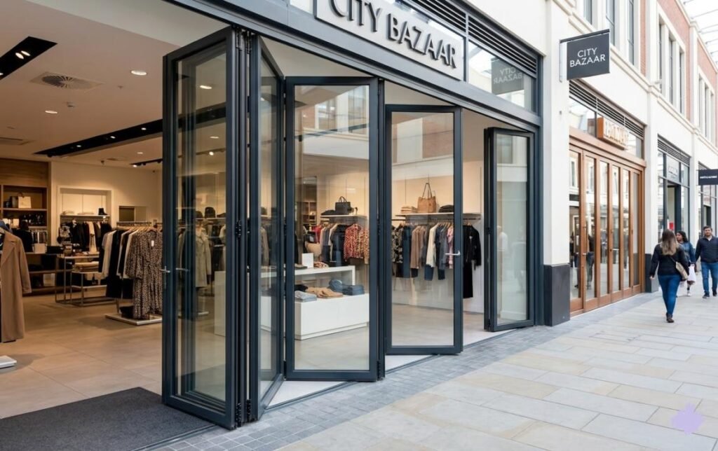 Best Commercial Folding Doors for Offices, Shops, and Warehouses