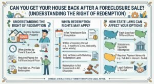 How to Get Your House Back After Foreclosure Sale