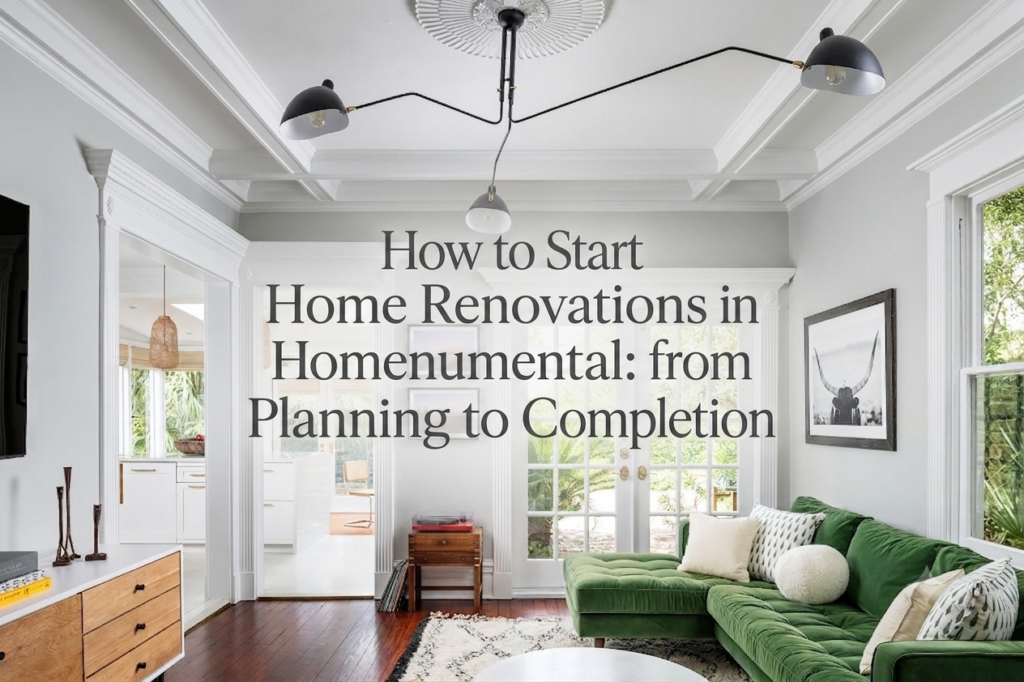 How to Start Home Renovations Homenumental