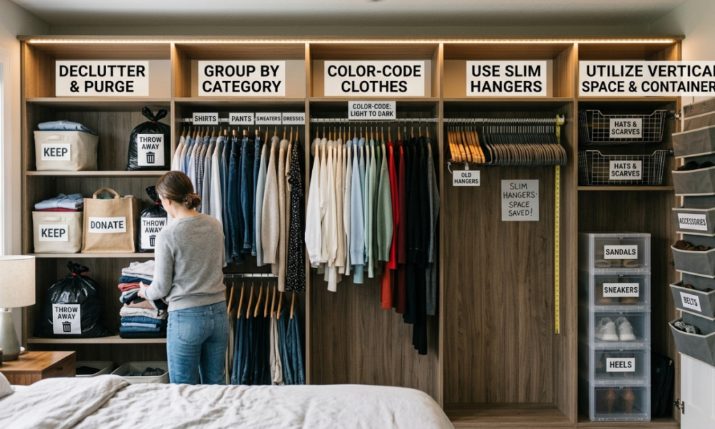 How to Organize Your Closet